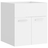 ZNTS Sink Cabinet with Built-in Basin White Engineered Wood 3071261