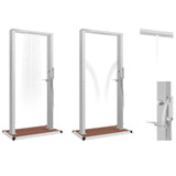 Outdoor Shower with Tray WPC Stainless Steel 3051293