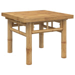 ZNTS Coffee Table 45x45x35 cm Bamboo 366467