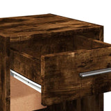 Bedside Cabinets 2 pcs Smoked Oak 35x34x65 cm Engineered Wood 840585