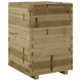 ZNTS Garden Planter 50x50x72.5 cm Impregnated Wood Pine 3282578