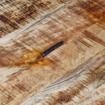 ZNTS Coffee Table Rough Mango Wood 70x70x40 cm 243979