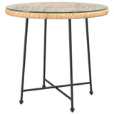 Garden Dining Set Black Poly Rattan Medium Tough 3157843