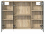 Bathroom Mirror Cabinet Sonoma Oak 73.5 x 15.5 x 70 cm 889257