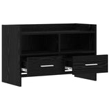TV Cabinet 71.5 x 33 x 47 cm Black Oak Engineered Wood 8011148