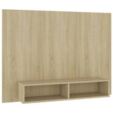 Wall TV Cabinet Sonoma Oak 120x23.5x90 cm Engineered Wood 808272