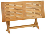 Sydney Rectangle Table Brown 110 x 55 x 75 cm Solid Acacia Wood 42003620