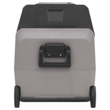 Cool Box with Wheel and Handle Black&Grey 50 L PP&PE 3154656