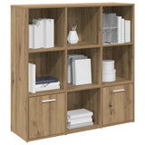 Book Cabinet Artisan Oak 98x29x97.5 cm Engineered Wood 855967
