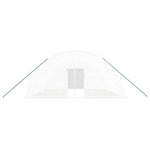 Greenhouse with Steel Frame White 36 m² 6x6x2.85 m 3188117