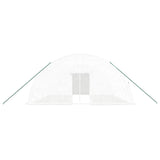 Greenhouse with Steel Frame White 36 m² 6x6x2.85 m 3188117
