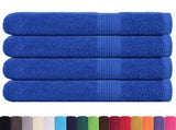 Sauna Towels "FROGN" 4 pcs Blue 80x200 cm 360 gsm 136720