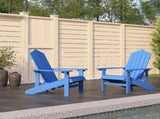 Garden Chair Aqua blue HDPE Standard 3095695