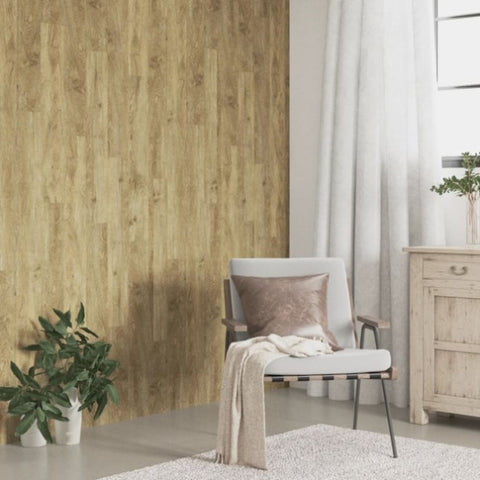 ZNTS Wall Panels Wood Look Brown PVC 4.12 m² 3189143