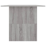 ZNTS Dining Table Grey Sonoma 180x90x76 cm Engineered Wood 838193