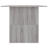 ZNTS Dining Table Grey Sonoma 180x90x76 cm Engineered Wood 838193