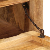 Shoe Cabinet 86x35x55 cm Solid Mango Wood 247658