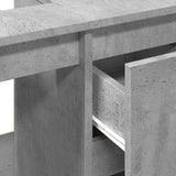 Sink Cabinet Concrete Grey 65x33x60 cm Engineered Wood 857119