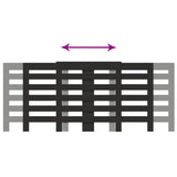 Radiator Cover Black 205x21.5x83.5 cm Engineered Wood 852718