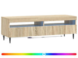 LED TV Cabinet Sonoma Oak Engineered Wood 896987