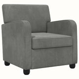 Armchair Dark Grey Velvet 42043413