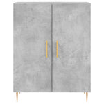 Highboard Concrete Grey 69.5x34x180 cm Engineered Wood 3198205