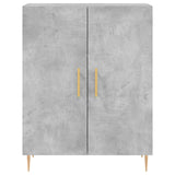 Highboard Concrete Grey 69.5x34x180 cm Engineered Wood 3199549
