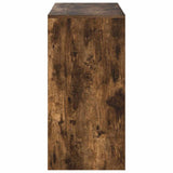 Desk with Drawer Smoked Oak 90 x 37.5 x 75 cm Engineered Wood 869494