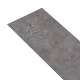 Self-adhesive PVC Flooring Planks 5.21 m 2 mm Concrete Grey 330193