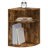 End Table Smoked Oak 39.7 x 39.7 x 60 cm Engineered Wood 891135