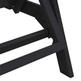 Sun Lounger 2 pcs Black 195.5 x 53 x 98.5 cm Polyethylene 3335852