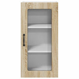 Wall Glass Cabinet LUCCA Sonoma Oak 40 x 31 x 80 cm 884989