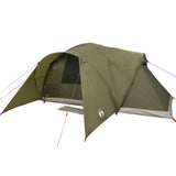 Family Tent Dome 6-Person Olive Green Waterproof 4009470