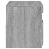 TV Cabinet with LED Lights Grey Sonoma 60x35x40 cm 815680