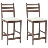 Dining Chairs 2 pcs Light Brown 40 x 47.5 x 99.5 cm 42020465