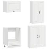 Kitchen Unit PORTO 8 pcs High Gloss White Engineered Wood 3438167