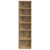Shoe Cabinet Artisan Oak 28x27x102 cm Engineered Wood 856666