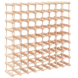 Wine Rack for 72 Bottles 90.5x23x90.5 cm Solid Wood Pine 353753