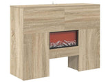 Electric Fireplace Sonoma 75 x 24.5 x 75 cm Engineered wood 8020770