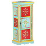 Hand Painted Highboard 40x30x90 cm Solid Mango Wood 323536