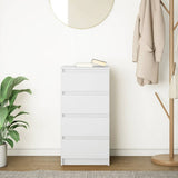 Sideboard White 37.5x35x76 cm Engineered Wood 861751