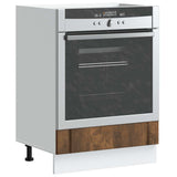 Oven Cabinet Lucca Smoked Oak Engineered Wood 853762