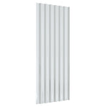 Roof Panels 12 pcs Galvanised Steel Brown 100x36 cm 319144