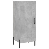 Highboard Concrete Grey 34.5x34x180 cm Engineered Wood 3200461