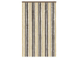 Insect Curtain Chenille Dark Brown and Beige 90 x 200 cm 42034431