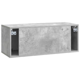 Wall-Mounted TV Cabinet 78.5 x 31 x 30 cm Concrete Grey 899228