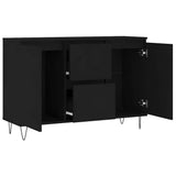 Sideboard Black 101.5x35x70 cm Engineered Wood 827205
