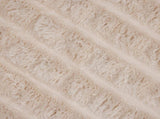 Throw Blanket Beige 270 x 240 cm Fleece 42016912
