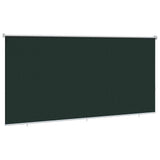 Outdoor Roller Blind 90% UV Block Dark Green 350 x 230 cm HDPE 42036036