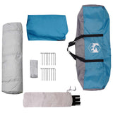 Instant Tent with Rainfly 12-Person Quick-Release Blue 42008406